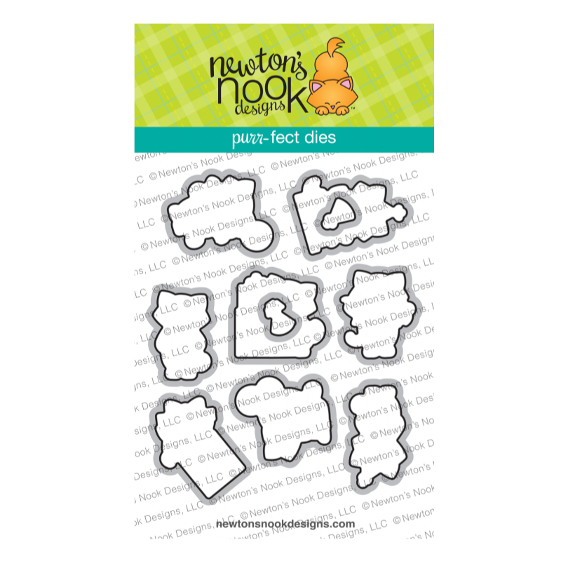 Newton's Nook Designs Cat Birthday Party Dies nn2507d01