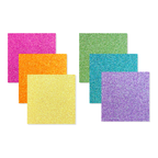 Newton's Nook Designs Cheerful Brights 6x6 inch Glitter Paper Pack nn2502p01 product image
