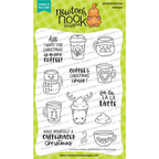 Newton's Nook Designs Christmas Coffees Clear Stamp and Die Set product image 1