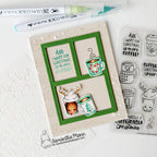 Newton's Nook Designs Christmas Coffees Dies nn2410d02 frame