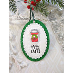Newton's Nook Designs Christmas Coffees Dies nn2410d02 tag