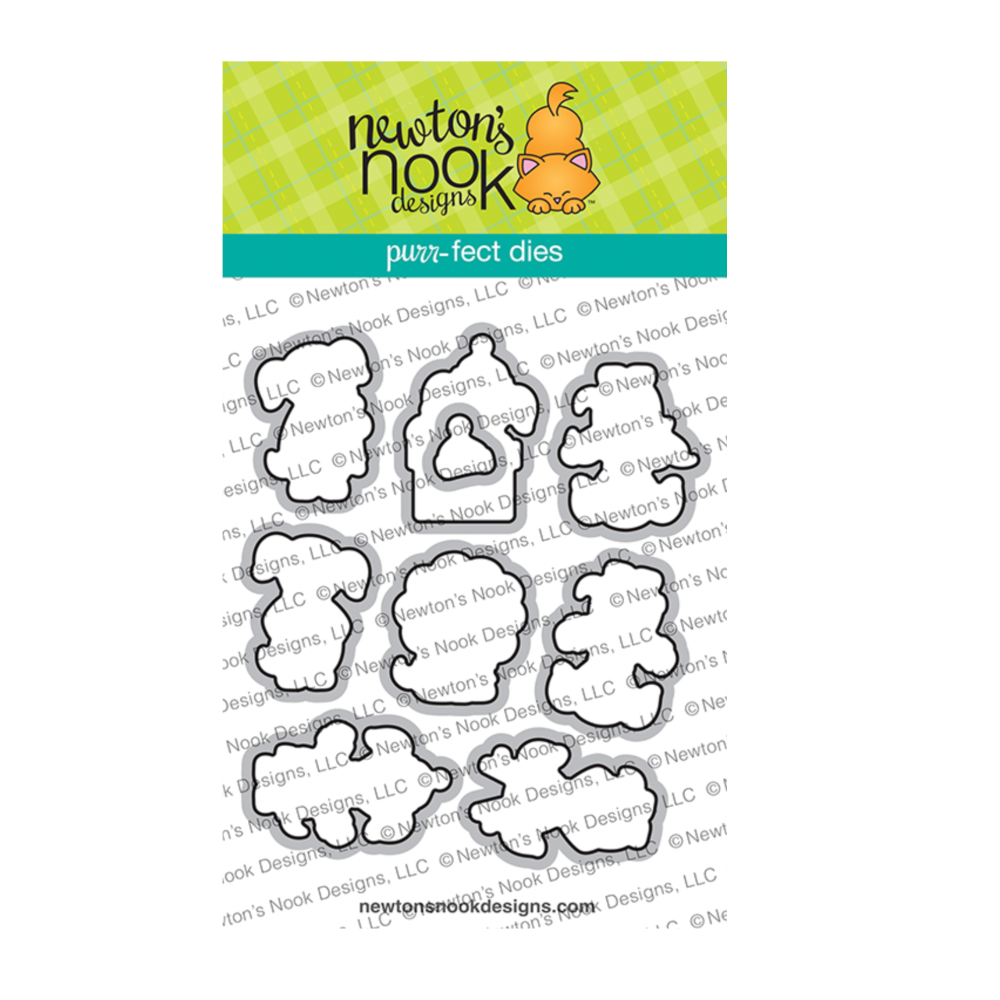 Newton's Nook Designs Christmas Time Dogs Dies nn2510d02