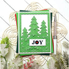 Newton's Nook Designs Christmas Word Trio Dies nn2410d08 trees