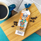 Newton's Nook Designs Coffee Delights Clear Stamps nn2411s01 bookmark