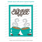 Newton's Nook Designs Coffee Frame Dies nn2411d02 coffee
