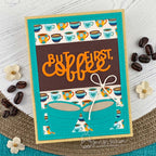Newton's Nook Designs Coffee Frame Dies nn2411d02 cups
