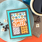 Newton's Nook Designs Coffee Shop 6 x 6 inch Paper Pad nn2411p01 thanks