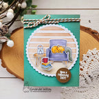 Newton's Nook Designs Cozy Home Clear Stamps nn2311s03 stripes