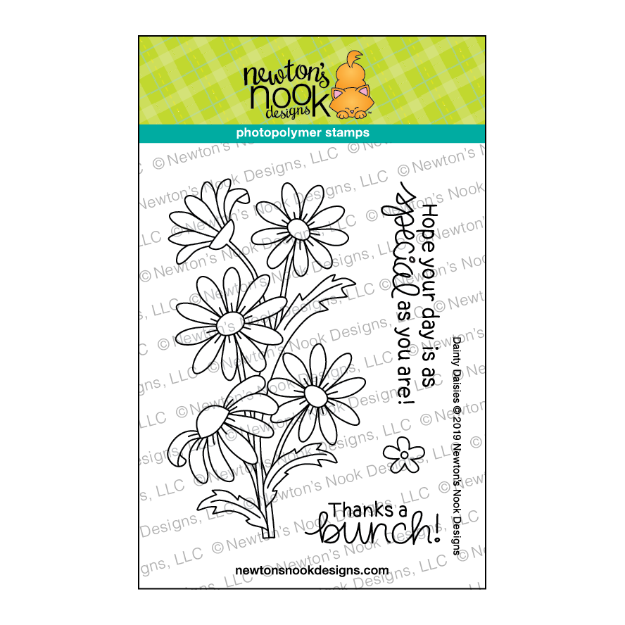 Newton's Nook Designs Dainty Daisies Clear Stamps nn1905s04 1
