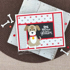 Newton's Nook Designs Dog Builder Dies nn2608d02 dog bones card