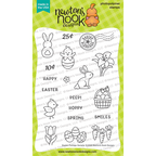 Newton's Nook Designs Easter Postage Sampler Clear Stamp and Die Set product image 1