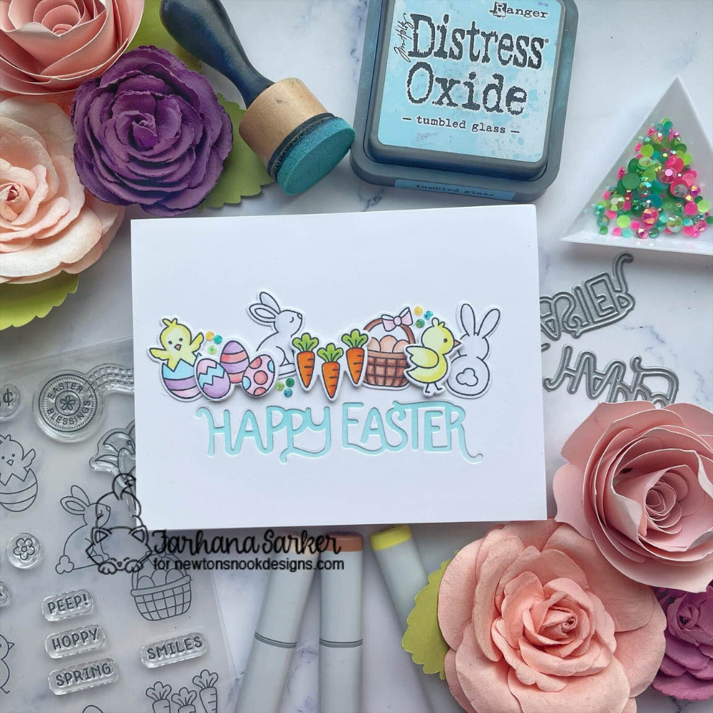 Newton's Nook Designs Easter Postage Sampler Dies nn2503d02 row