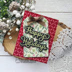 Newton's Nook Designs Essential Tags Dies nn2510d03 happy holidays
