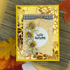 Newton's Nook Designs Fabulous Fall Toner Card Front Pack nn2509tc1 sunflowers