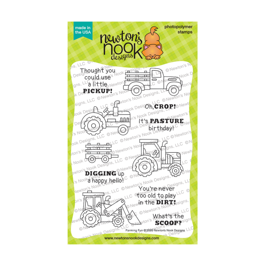 Newton's Nook Designs Farming Fun Clear Stamps nn2006s03