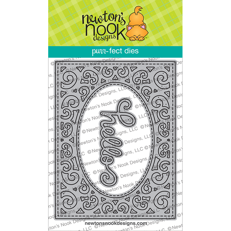 Newton's Nook Designs Filigree Oval Frame Dies nn2503d05