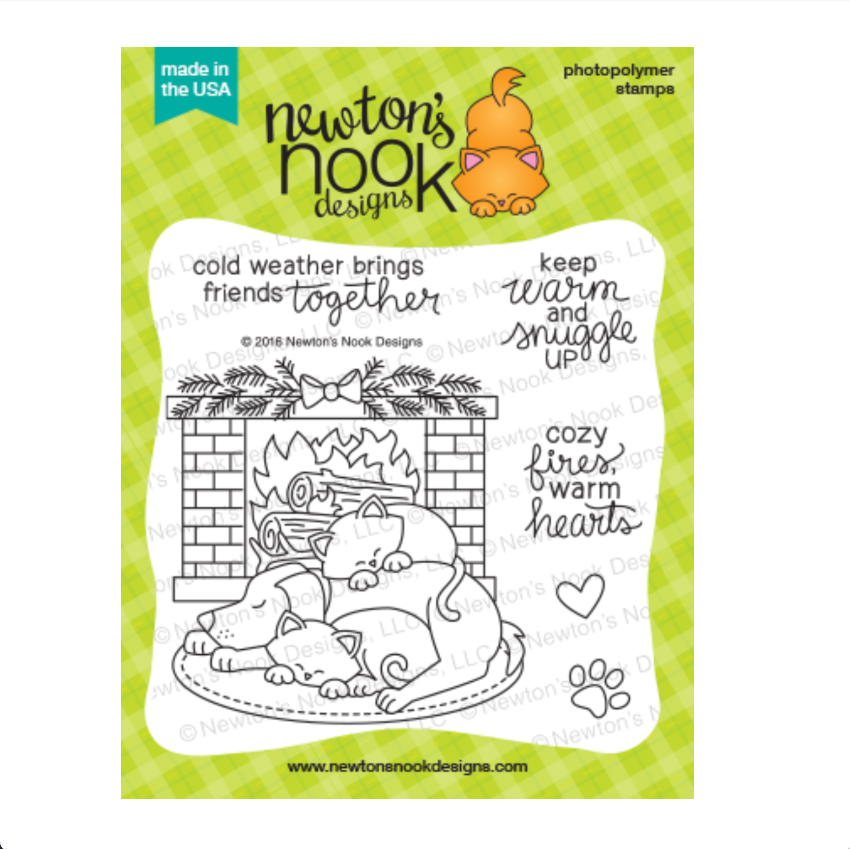 Newton's Nook Designs Fireside Friends Clear Stamps 20161104