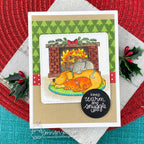 Newton's Nook Designs Fireside Friends Clear Stamps 20161104 snuggle up