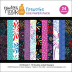 Newton's Nook Designs Fireworks 6x6 inch Paper Pad nn2606p02