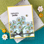 Newton's Nook Designs Floral Delights Clear Stamp and Die Set daisies