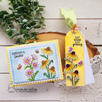 Newton's Nook Designs Floral Delights Clear Stamps nn2404s05* smiles