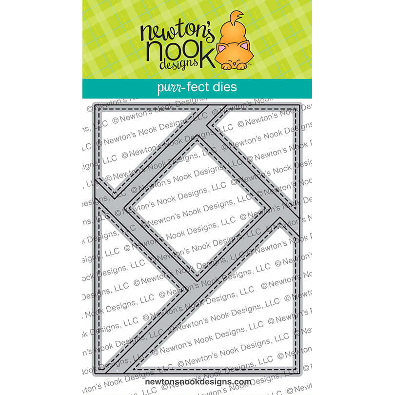 Newton's Nook Designs Fractured Card Layout Die nn2407d03 1