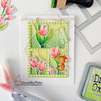 Newton's Nook Designs Frames and Tags Dies nn2403d01 tulips
