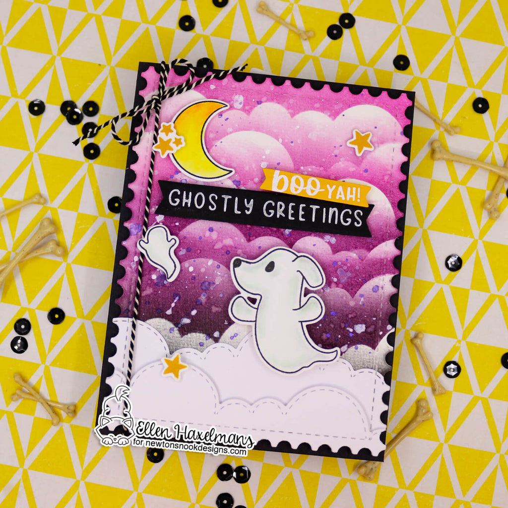 Newton's Nook Designs Ghostly Good Times Dies nn2309d01* boo yah