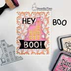Newton's Nook Designs Halloween Party 6 x 6 inch Paper Pad nn2409p04 boo