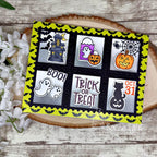 Newton's Nook Designs Halloween Postage Sampler Clear Stamps nn2509s05 boo