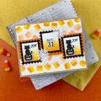 Newton's Nook Designs Halloween Postage Sampler Clear Stamps nn2509s05 cats