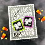 Newton's Nook Designs Halloween Postage Sampler Dies nn2509d05 boo