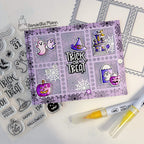 Newton's Nook Designs Halloween Postage Sampler Dies nn2509d05 ghosts