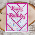 Newton's Nook Designs Happy Birthday Dies nn2507d06 confetti