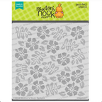Newton's Nook Designs Hibiscus Stencil nn1907t01