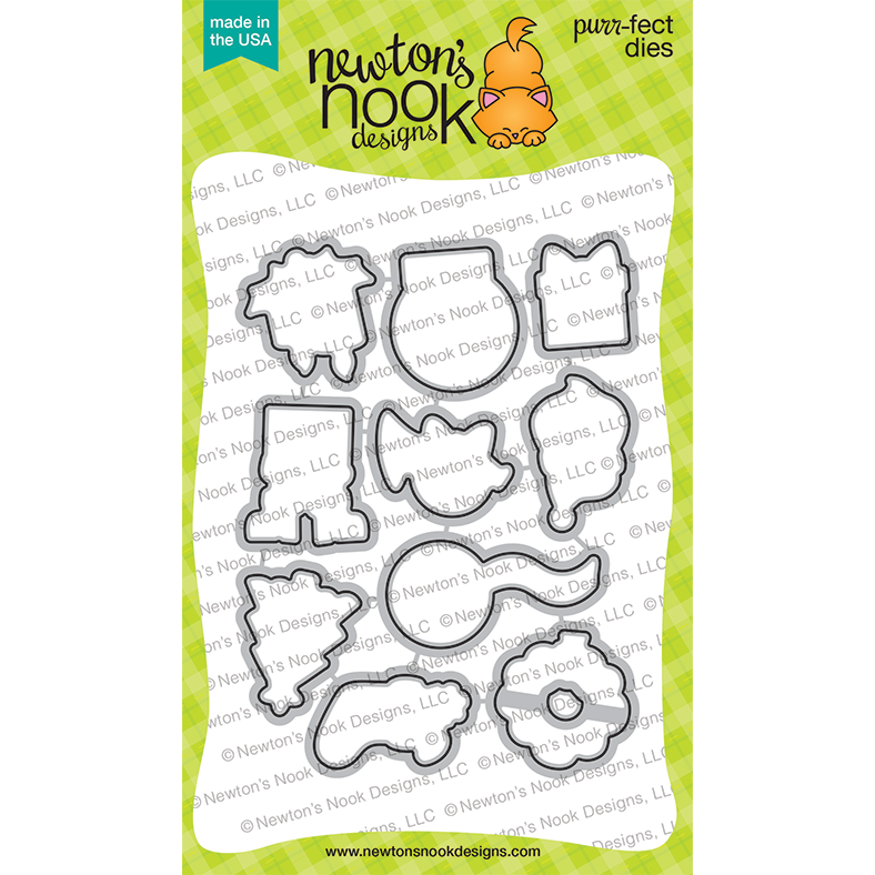 Newton's Nook Designs Holiday Postage Sampler Dies nn2410d03