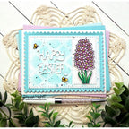 Newton's Nook Designs Hyacinth Die nn2503d03 blue