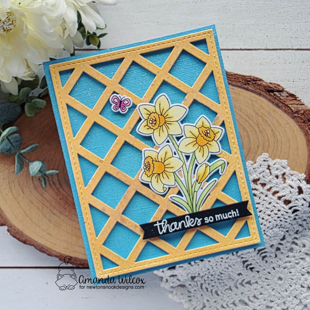 Newton's Nook Designs Lattice Die nn2503d04 thanks