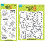Newton's Nook Designs Leaf Splendor Clear Stamp and Die Set