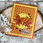 Newton's Nook Designs Leaf Splendor Clear Stamp and Die Set grateful