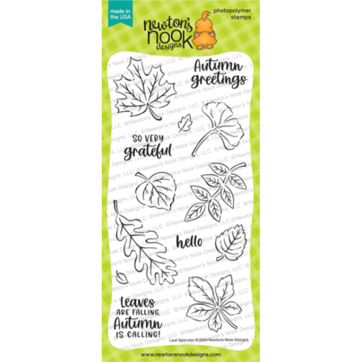 Newton's Nook Designs Leaf Splendor Clear Stamp and Die Set product image 1