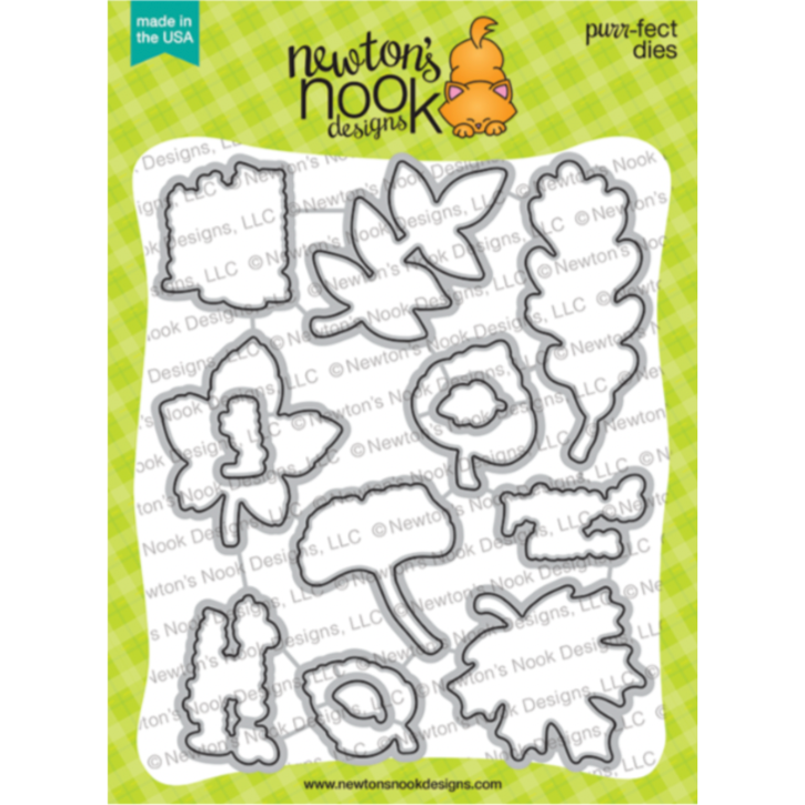 Newton's Nook Designs Leaf Splendor Clear Stamp and Die Set product image 2