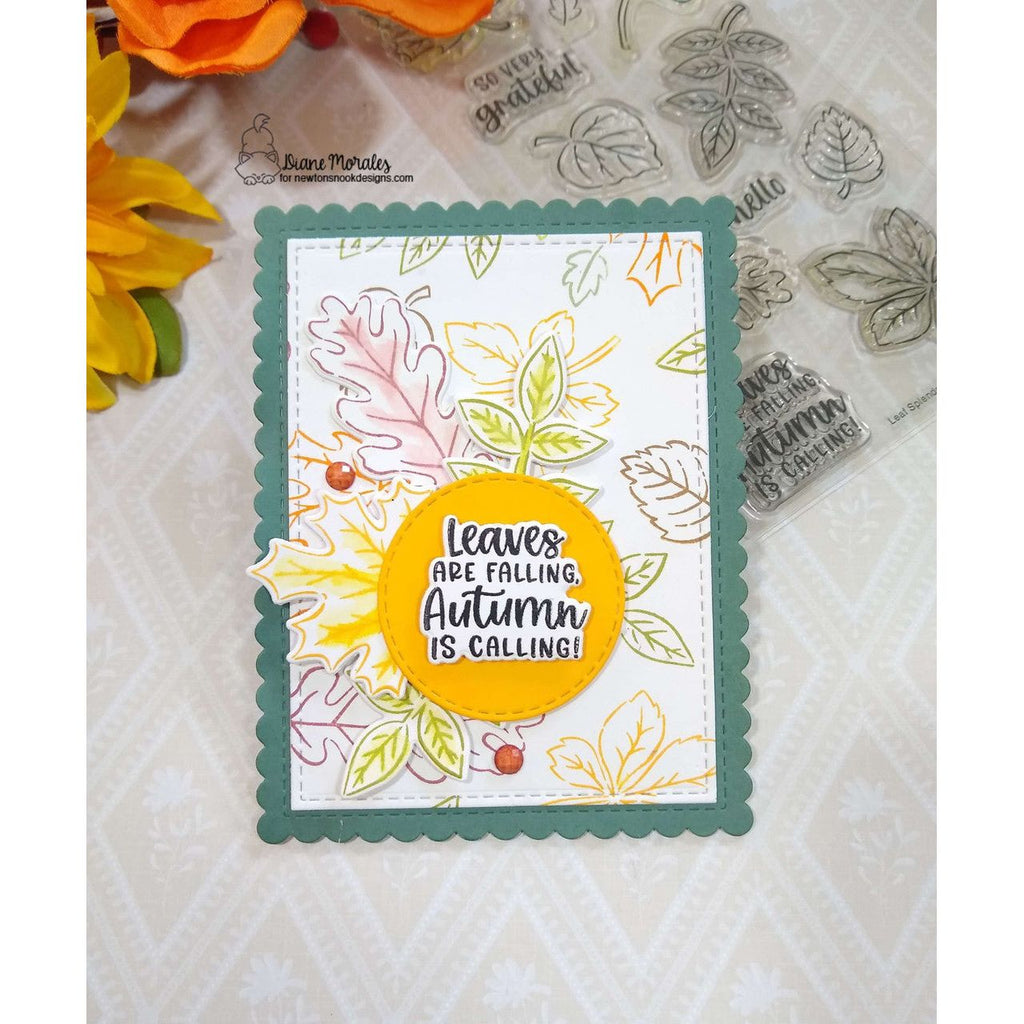 Newton's Nook Designs Leaf Splendor Dies nn2409d05* autumn