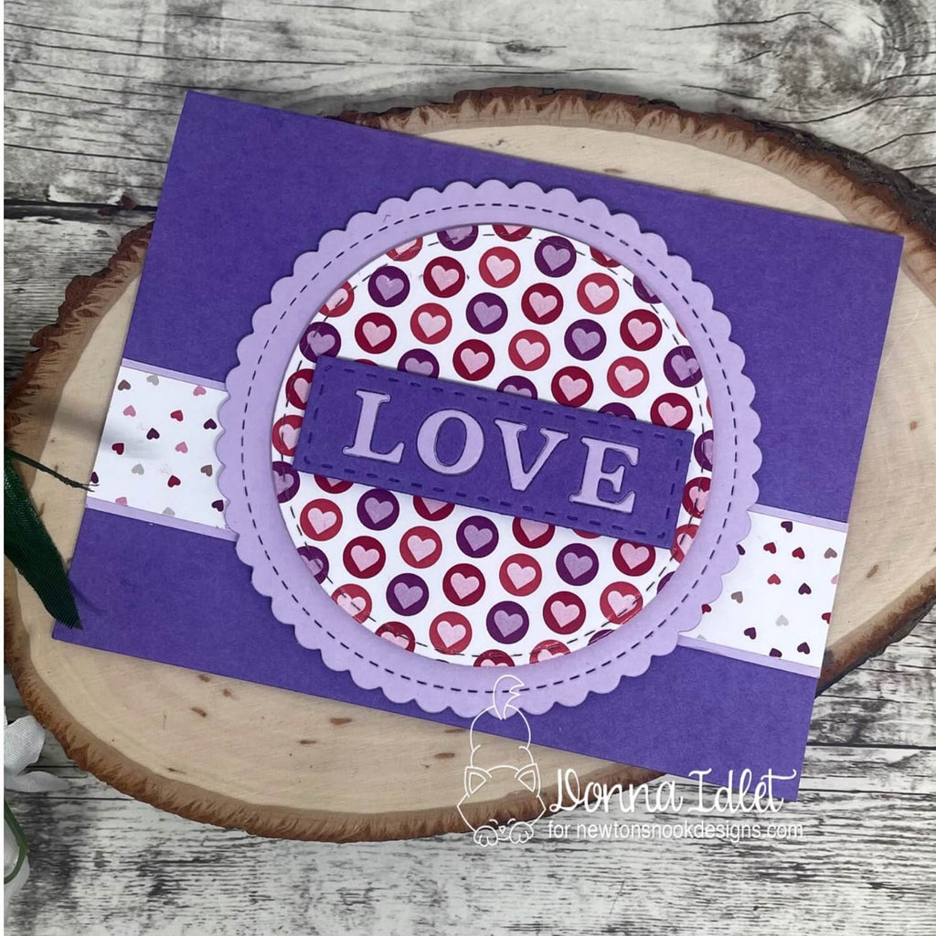Newton's Nook Designs Lovely Hearts 6x6 inch Paper Pad nn2412p01 hearts