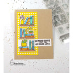 Newton's Nook Designs Never Enough Books Dies nn2404d04 yellow