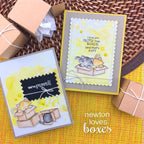 Newton's Nook Designs Newton Loves Boxes Clear Stamps nn1805s01 we've moved
