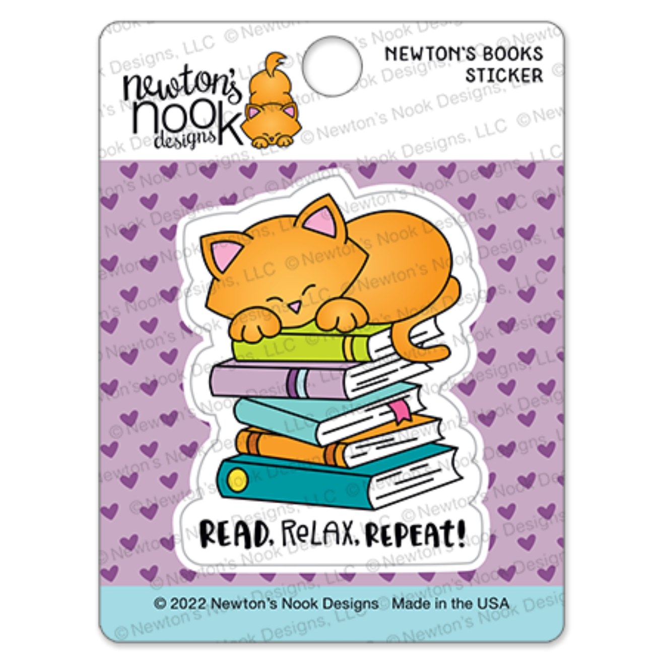 Newton's Nook Designs Newton's Books Sticker nn202201