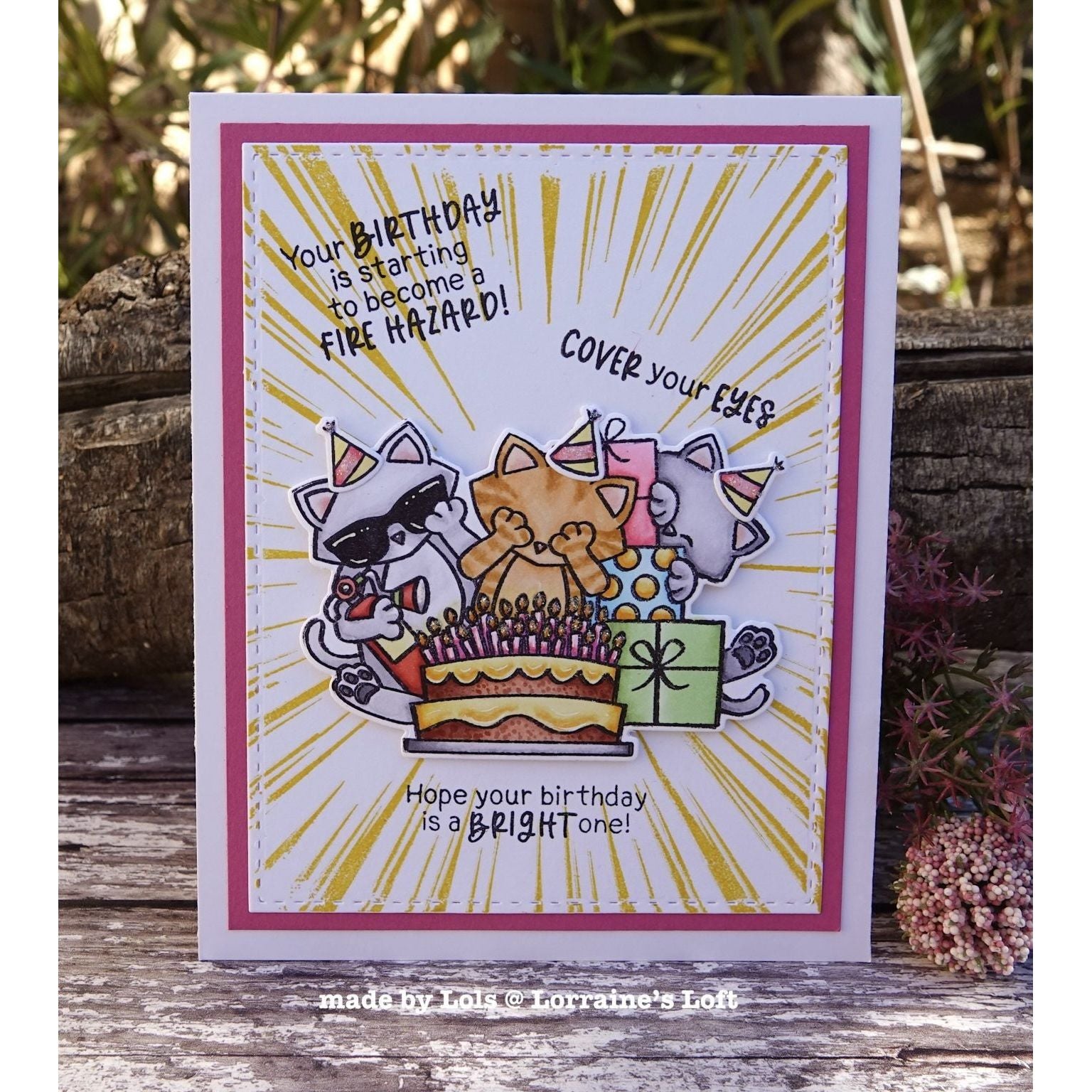 Newton's Nook Designs Newton's Bright Birthday Clear Stamp and Die Set birthday | color-code:ALT01
