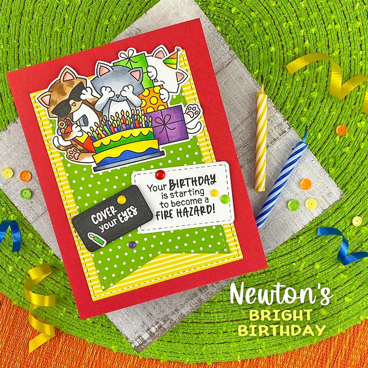 Newton's Nook Designs Newton's Bright Birthday nn2311s05 birthday
