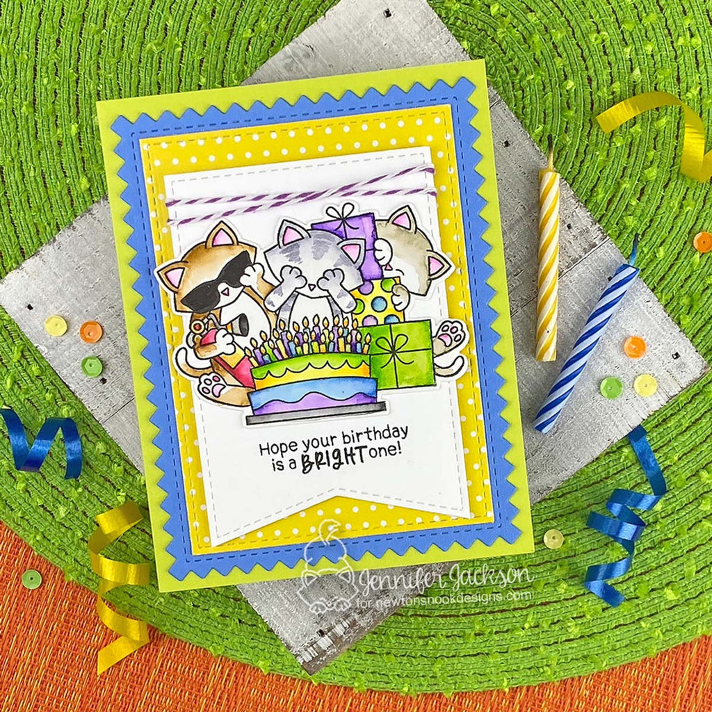 Newton's Nook Designs Newton's Bright Birthday nn2311s05 presents